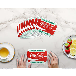 Personalized Coca-Cola Stickers