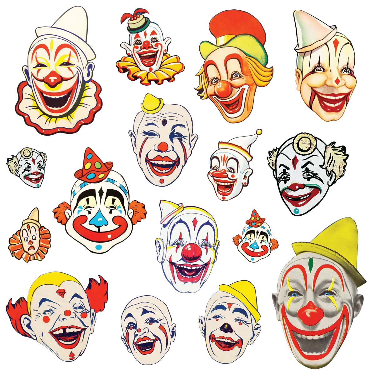 clown face images