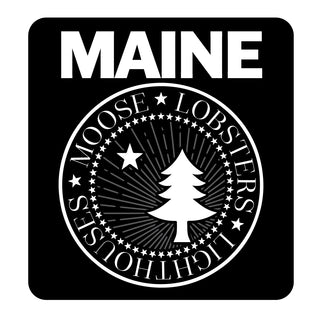 Maine Punk Lobsters Moose Lighthouses Mini Vinyl Sticker Ramones Style