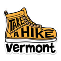 Take A Hike Mini Vinyl Sticker ME, VT, NY, NH or MA