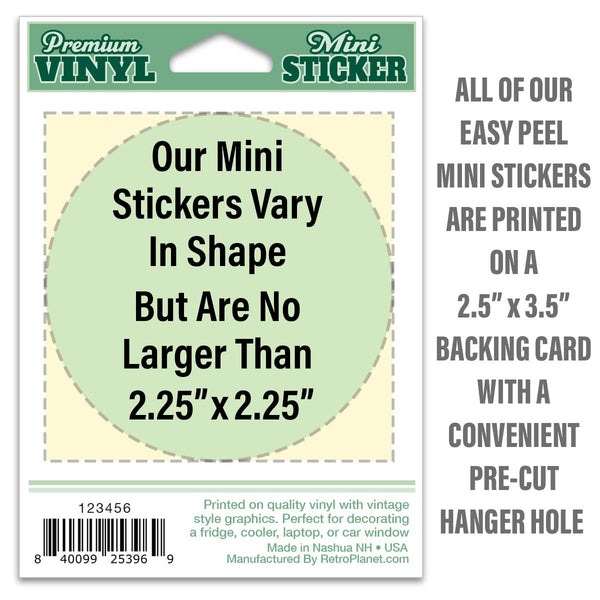 SUP Maine Mini Vinyl Sticker Stand Up Paddleboard Stickers