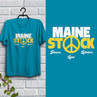 Maine Stock Wayne Stock T-Shirt Adult Unisex S-2X, ME Tshirt