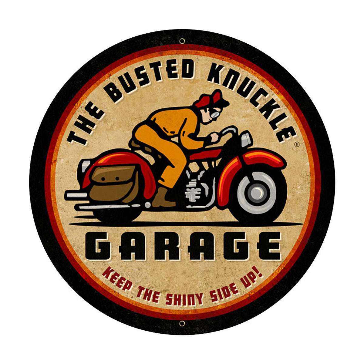 Automotive Metal Shop Signs / Busted Knuckle Garage - Busted