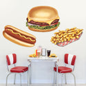 Cheeseburger Diner Food Large Metal Sign Cut Out