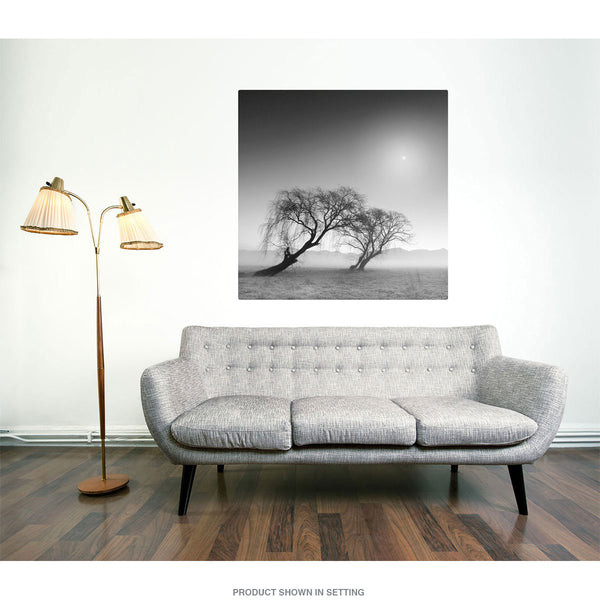 Desert Trees Reverencia Silhouette Wall Decal