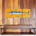 Wahoo Saltwater Fish Large Metal Signs