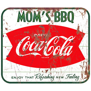 Coca-Cola Moms BBQ Fishtail Floor Graphic Distressed