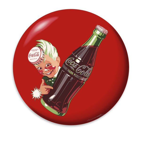 Sprite Boy Coca-Cola Disc Red Vinyl Sticker