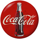 Coca-Cola Bottle Red Disc Floor Graphic Grunge