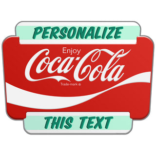 Enjoy Coca-Cola Personalized Vinyl Stickers Googie Style Set of 10
