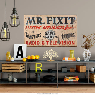 Mr. Fixit Electric Appliance Repair Decal