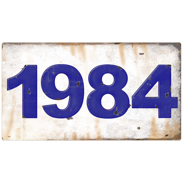 Personalized Special Year Industrial Style Metal Sign