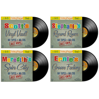 Personalized Record Cover Cut Out Metal Sign