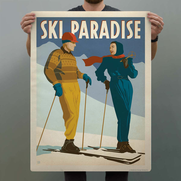 Ski Paradise Decal