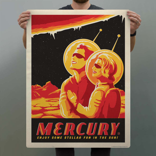 Mercury Space Travel Decal