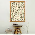 Christmas Holly Vintage Style Poster