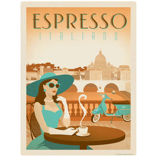 Espresso Italiano Italian Coffee Vinyl Sticker