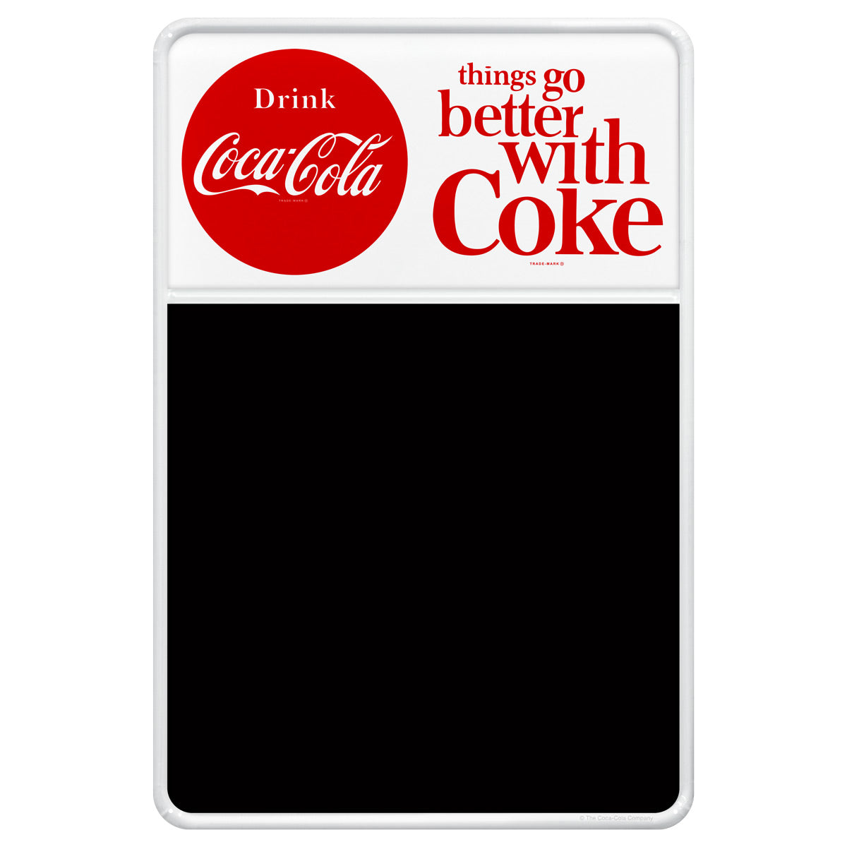 Things Go Better with Coke Metal Chalkboard Sign | Retro Planet