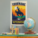 Wyoming State Pride Personalized Decal