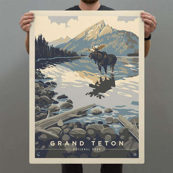 Grand Teton National Park Wyoming Moose Decal