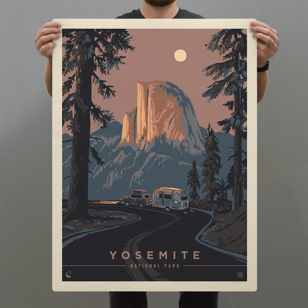 Yosemite National Park California Half Dome Decal