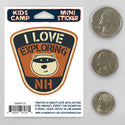 Kids Camp Love Exploring States Mini Vinyl Sticker