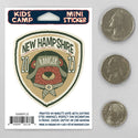 Kids Camp Ranger Bear States Mini Vinyl Sticker