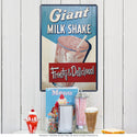 Giant Milkshake Ice Cream Parlor Sign 16 x 24