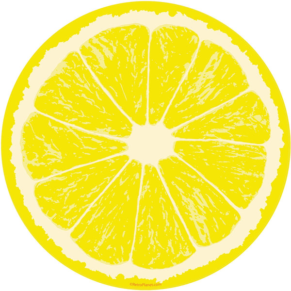 Lemon Fruit Slice Citrus Kitchen Wall Decal