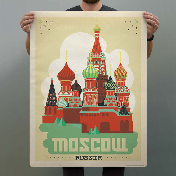 Moscow Russia Basil Cathedral Decal