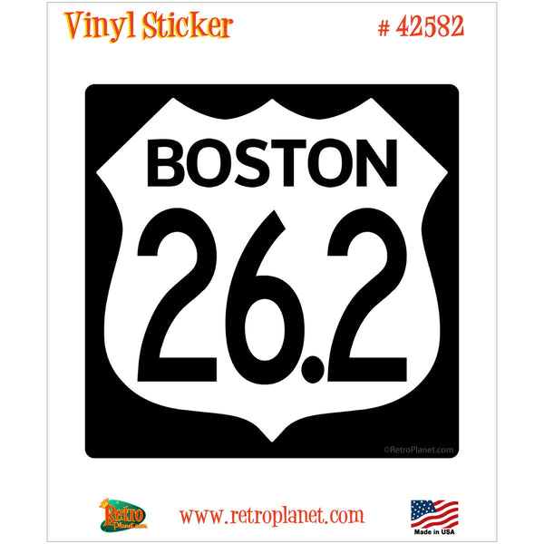 Boston 26.2 Miles Vinyl Sticker