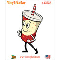 Soda Cup Dancing Snack Vinyl Sticker