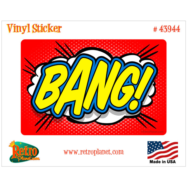 Bang Comic Book Sound Effect Vinyl Sticker