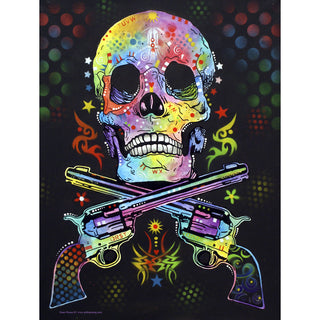 Skull and Guns Dean Russo Pop Art Wall Decal