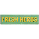 Fresh Herbs Farm Stand Green Label Wall Decal