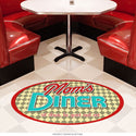 Moms Diner Sit Down Funny Floor Graphic
