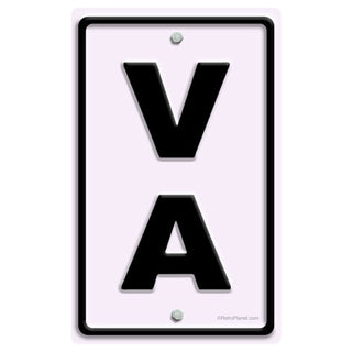 Virginia VA State Abbreviation Vinyl Sticker