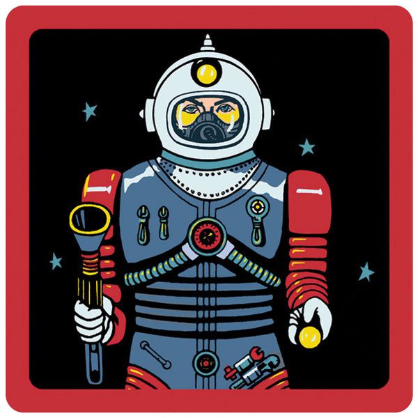 Major Tom Space Robot Vinyl Sticker