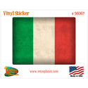 Italian National Flag Vinyl Sticker
