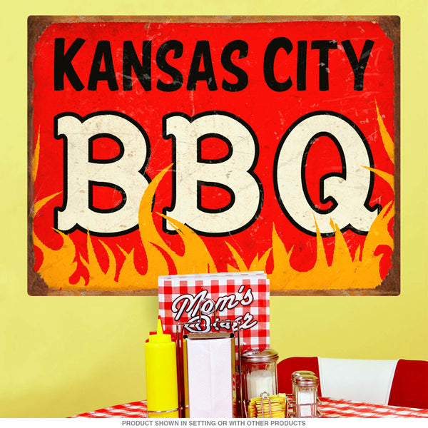 Kansas City BBQ Southern Barbecue Wall Decal