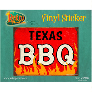 Texas BBQ Southern Barbecue Vinyl Sticker