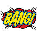 Bang Comic Book Sound Cut Out Floor Graphic