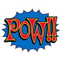 Pow Comic Book Sound Cut Out Floor Graphic