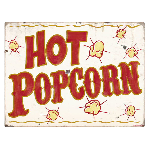 Hot Popcorn Carnival Food Wall Decal