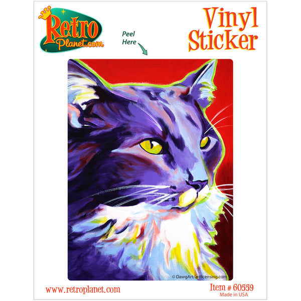 Kelsier Siberian Cat Vinyl Sticker