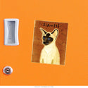 Siamese Cat Rustic Vinyl Sticker
