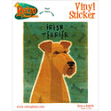 Irish Terrier Little Dog Vinyl Sticker