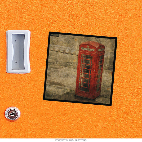London Calling Phone Box Rovinato Vinyl Sticker