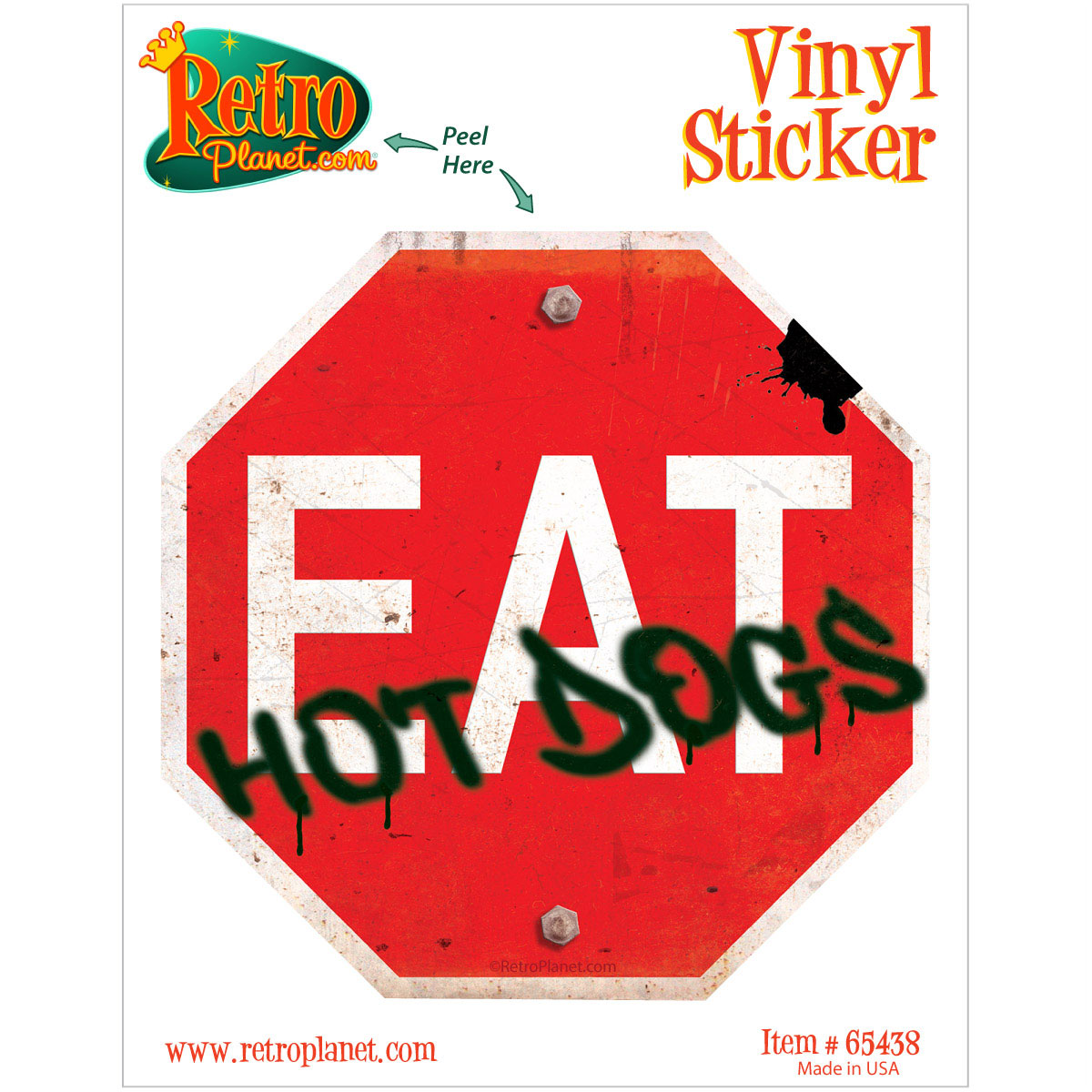 eat-hot-dogs-stop-sign-vinyl-sticker-retro-planet