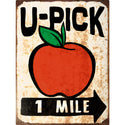 U-Pick Apples Farm Stand Floor Graphic
